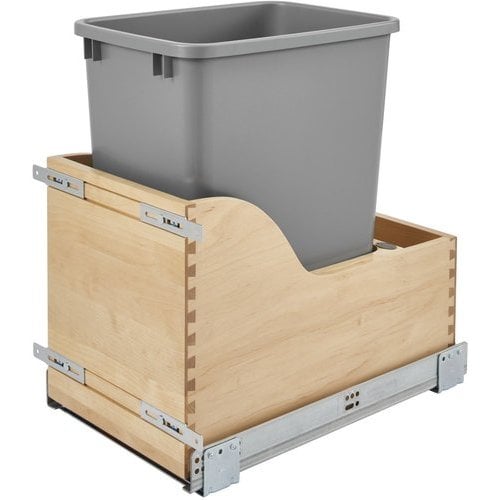 35-Quart Plastic Waste Container - All Cabinet Parts