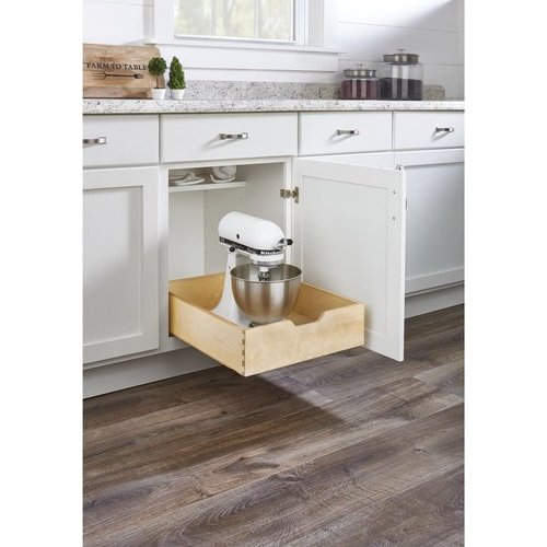 Rev-A-Shelf Soft Close 17 in. Wood Cabinet Pull Out Drawer, Maple  4WDB-1822SC-1 - The Home Depot