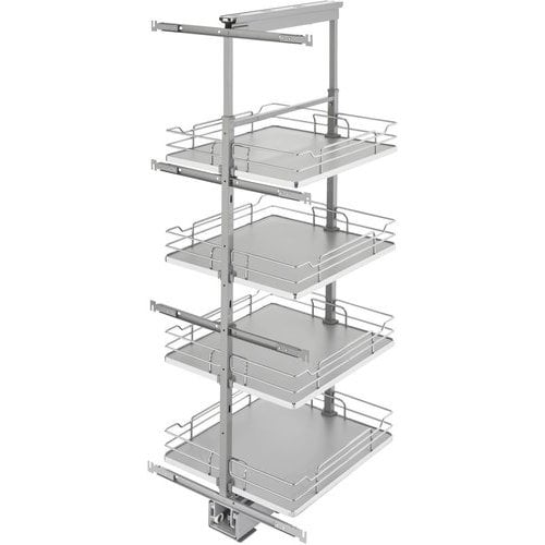 Rev-A-Shelf 5350-19-GR, Pull-Out 4 Basket Wire Organizer with Door ...