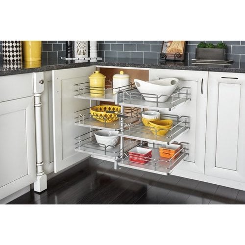 Wire Pullout Cabinet Organizer For 18 inch Cabinet