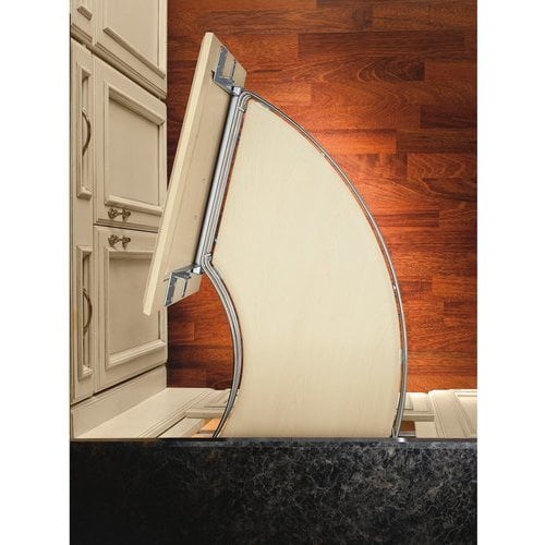 Rev-A-Shelf Sliding Solid Surface 4-shelf Blind Corner Cabinet