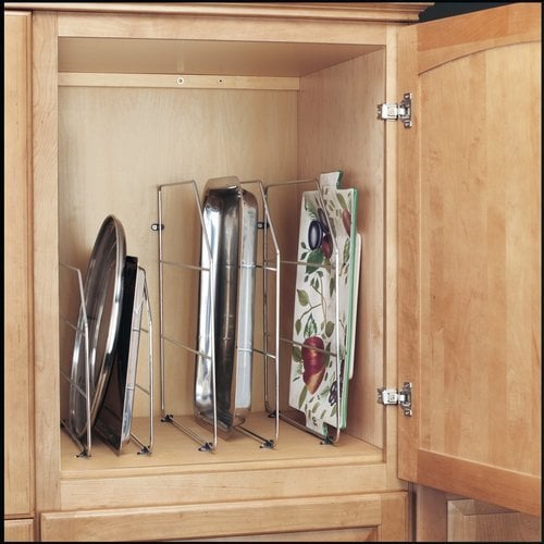 1 door base cabinet with FULL HEIGHT TRAY DIVIDERS