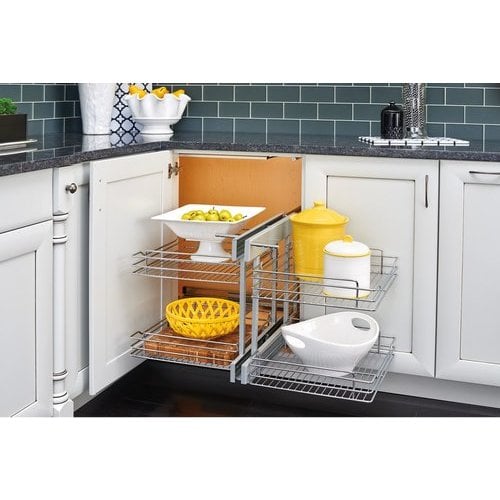 Rev-A-Shelf 5PSP-15SC-CR, 15 Inch Width Non-Handed Pull-Slide-Pull ...