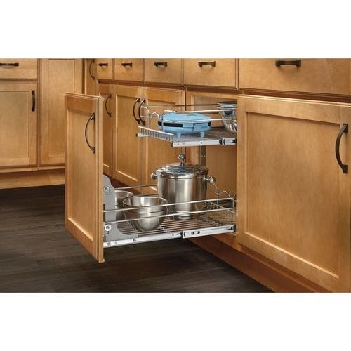 5WB2 Chrome Pull-Out Baskets For Your Kitchen Cabinet Installation