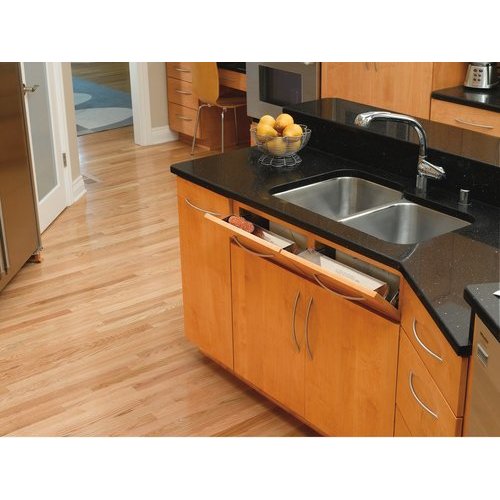 Kitchen and Vanity Sink Front (Tip-Out) Stainless Steel Trays by