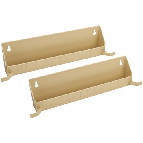 RevAShelf 6562141552, 14 Inch TipOut Trays with Tab Stops, Almond