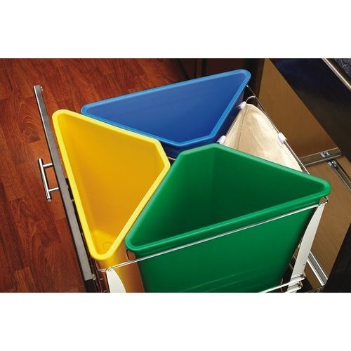 SHELF BIN UNITS -- COMPLETE PACKAGES, Bin Green, Size D x