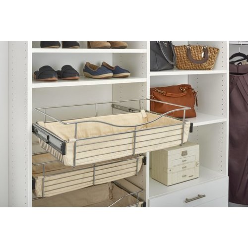 Closet Liner for 18W x 12D x 11H Closet Basket Tan