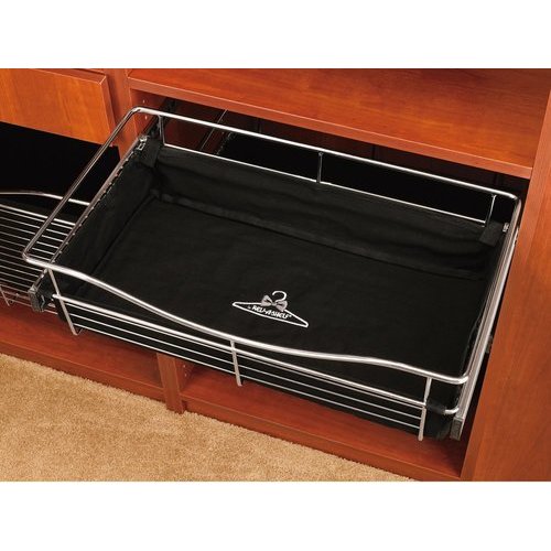 Rev-A-Shelf 30 in Closet Pullout Basket CB-301407-1-Oil Rubbed Bronze