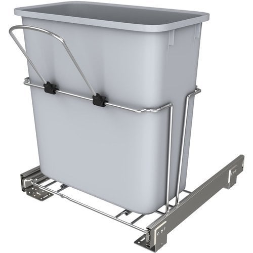 Rev-A-Shelf RUKD-820-1, 20 Quart Single Trash Pull-Out Waste Container ...