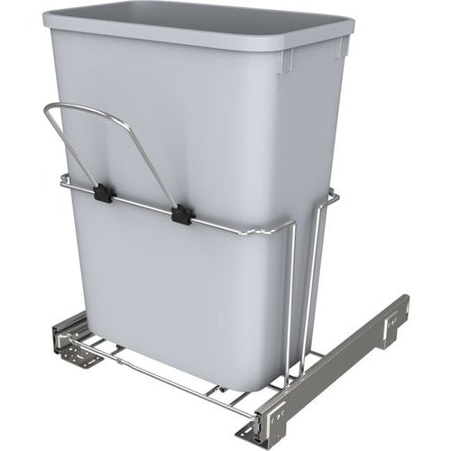Rev-A-Shelf RUKD-932-1, 32 Quart Single Trash Pull-Out Waste Container ...