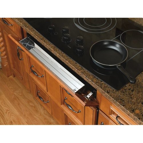 RevAShelf 31 Inch Stainless Steel TipOut Tray, Silver 65813152