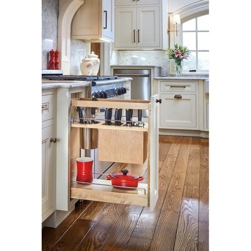 RevAShelf 8 Inch Width Kitchen Base PullOut Organizer with