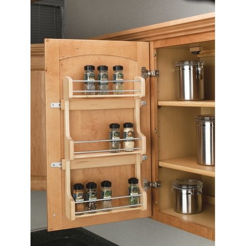 Spice Rack To Hang On Cabinet Door, Spice Rack For Inside Kitchen Cupboard Doors