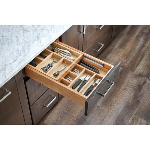 Rev-a-shelf Natural Maple Tiered Cutlery Drawer Minimum Opening
