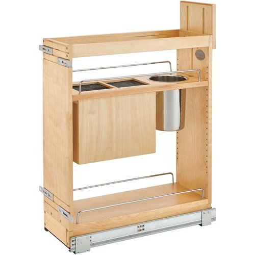 RevAShelf 8 Inch Width Kitchen Base PullOut Organizer with