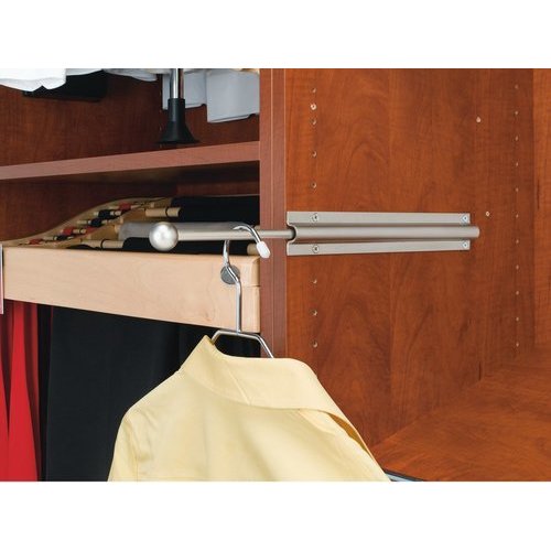 Rev-A-Shelf Standard Valet Rod-Satin Nickel CVL-12-SN | CabinetParts.com