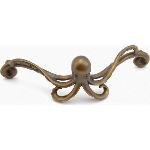 478-UNBR Unlacquered Brass Cabinet Pull
