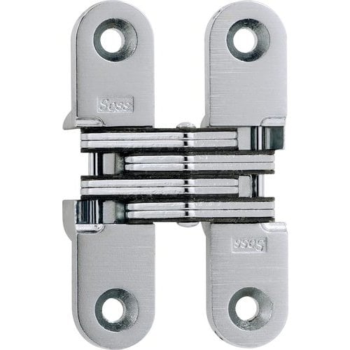 Invisible/Concealed Single Door Hinge Finish Satin Chrome 