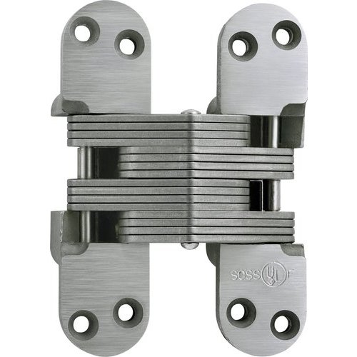 SOSS 220 Invisible Hinge Satin Stainless Steel
