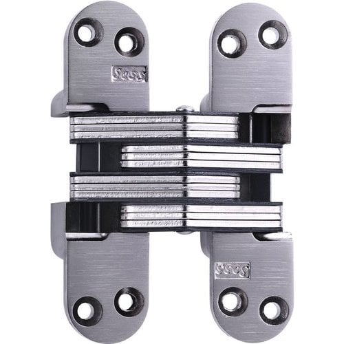 1-1/8 in. x 4-5/8 in. Satin Brass Invisible Hinge