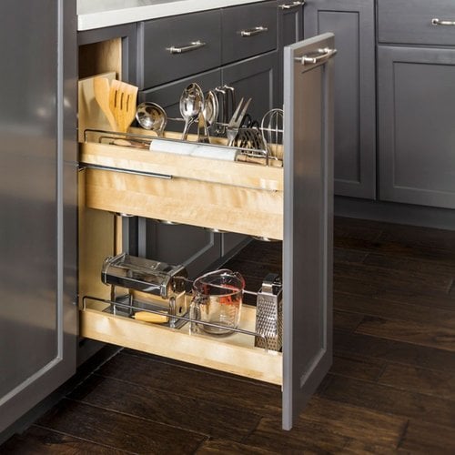 Cabinet Pullout Soft-Close Grooming Organizer