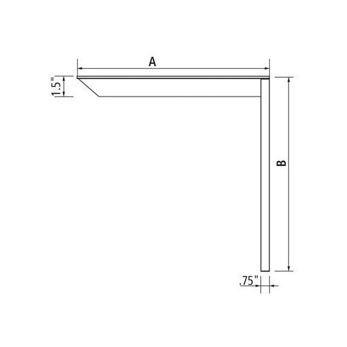 U.S. Futaba 72531 80 214, Heavy Duty Surface or Concealed Mounting