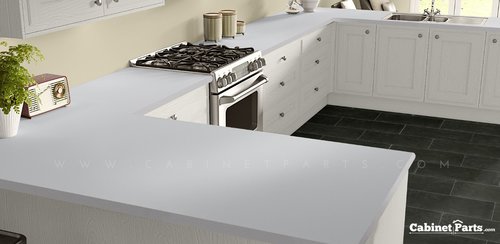 Wilsonart white Matte Finish 5 ft. x 12 ft. Countertop Sheet D354-60-350-60X144 | CabinetParts.com