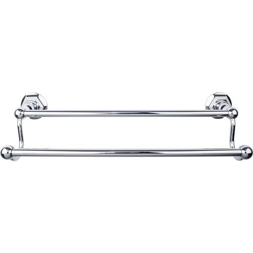 Top Knobs ED7PCB, 18 Inch Center to Center Edwardian Double Towel Bar